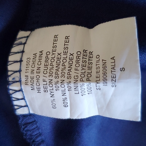 As U Wish Dress for Teenagers Lace Details Keyhole Tie Back Royal Blue Size Sm - Picture 11 of 12